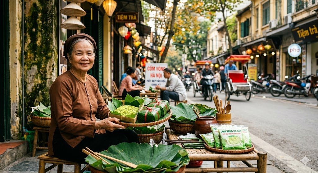 Cốm Hà Nội: Không Chỉ Là Món Ăn, Mà Còn Là Nét Đẹp Văn Hóa Xứ Kinh Kỳ
