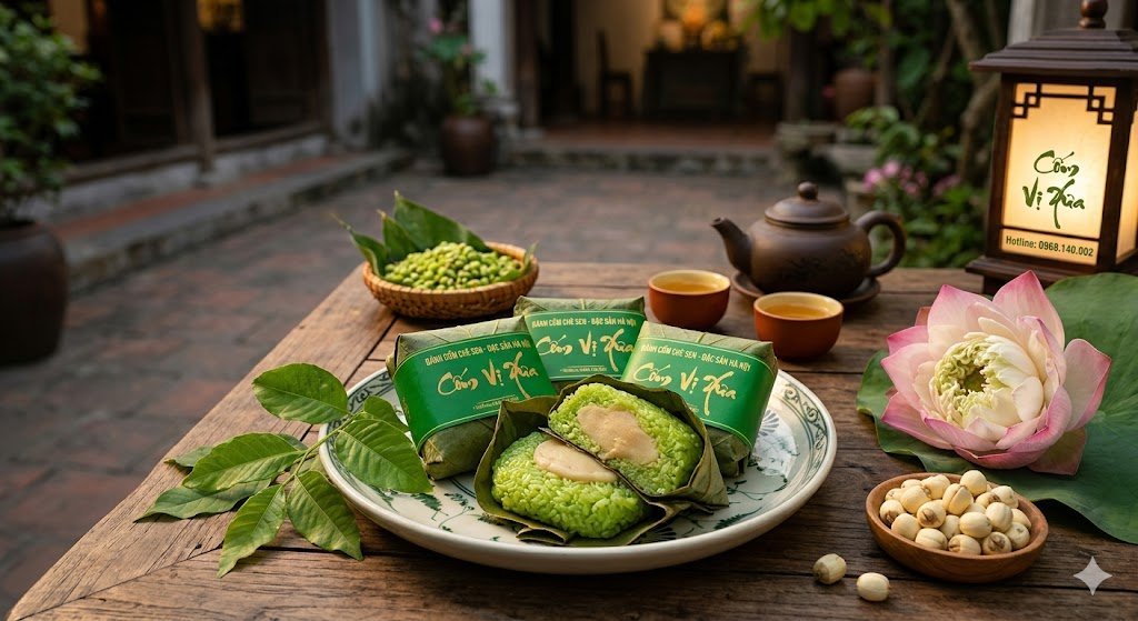 Bánh Cốm Chè Sen Đặc Sản Hà Nội Độc Nhất Vô Nhị: Tinh Hoa Quà Tặng Thủ Đô