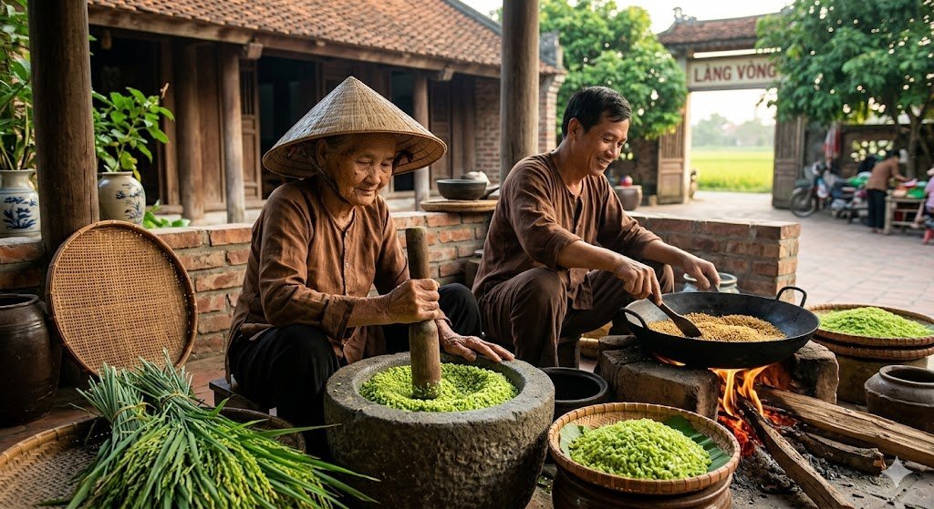 Cách Làm Cốm Làng Vòng Thơm Ngon Chuẩn Vị Hà Nội 2026