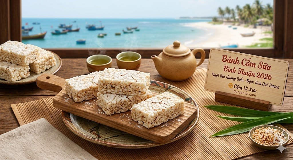 Bánh Cốm Sữa Bình Thuận 2026 – Ngọt Bùi Hương Biển, Đậm Tình Quê Hương