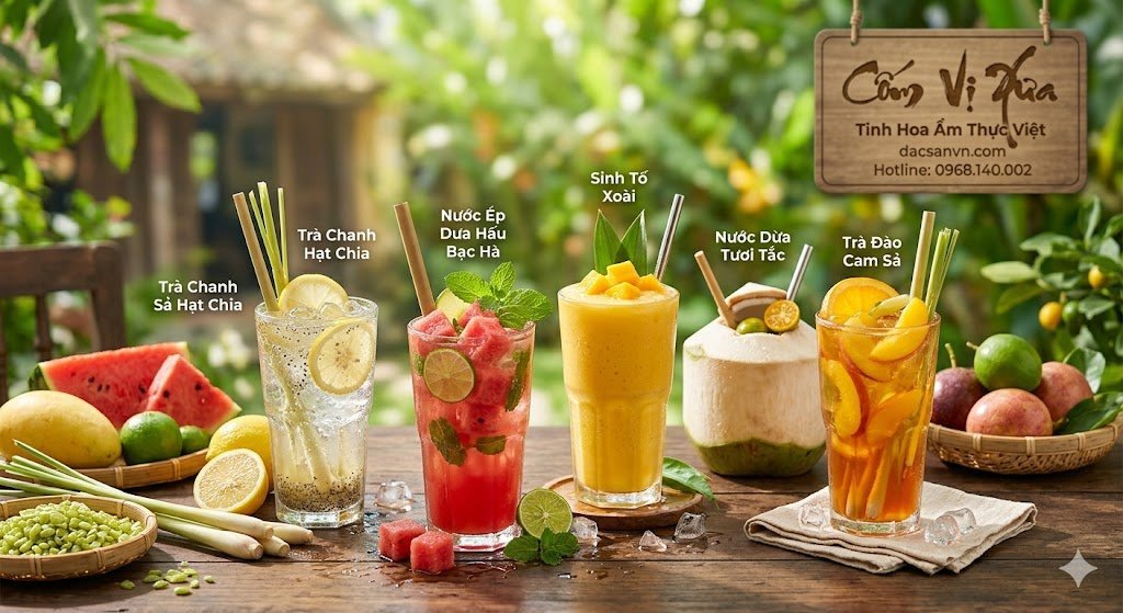 Top 15 Đồ Uống Mùa Hè Giải Nhiệt Khẩn Cấp, Cực Dễ Làm Tại Nhà